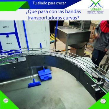 banda transportadora curva tablillas diseño venmir