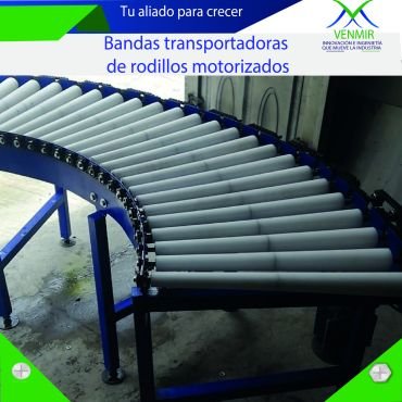 Banda transportadora de rodillo en diseño venmir