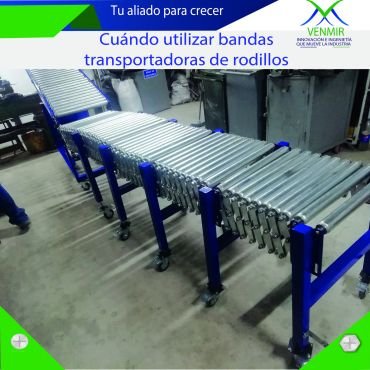 Banda transportadora de rodillo en diseño venmir