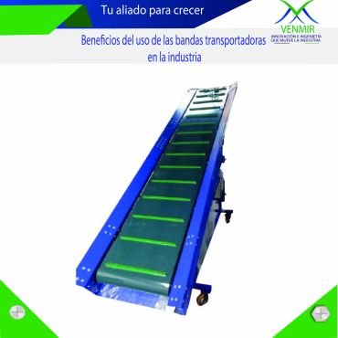 Beneficio de una de bandas transportadoras industrial