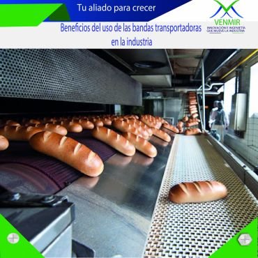 Bandas transportadoras para enfriamiento de producto