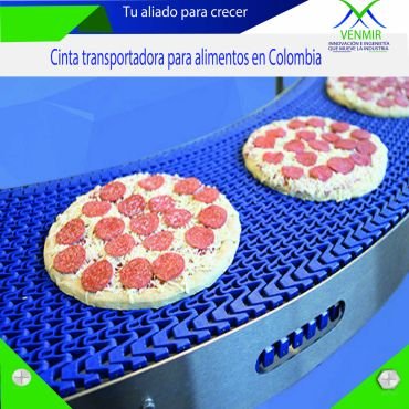 Cinta transportadora para alimentos en Colombia