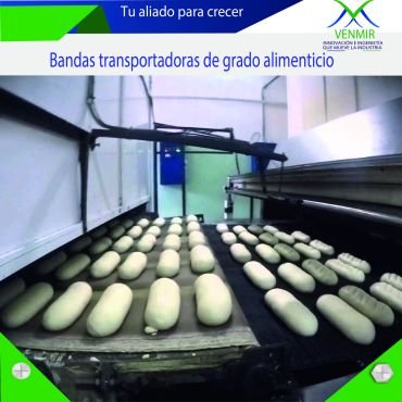 Bandas transportadoras de grado alimenticio