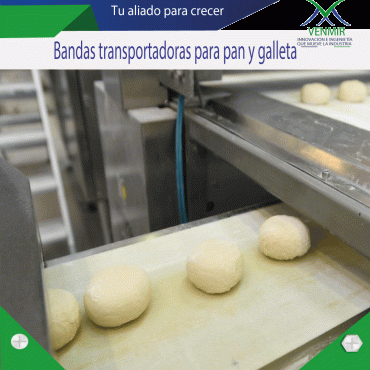 Bandas transportadoras para pan y galleta
