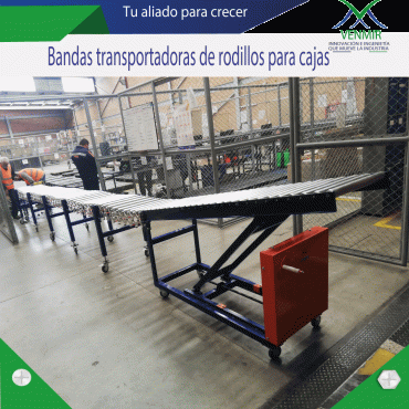 Bandas transportadoras para cajas