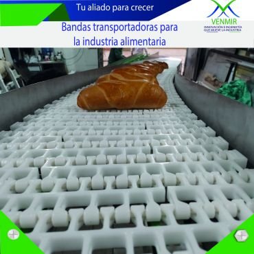 Bandas transportadoras para la industria alimentaria