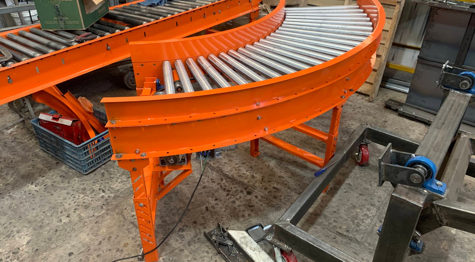 Bandas transportadoras de rodillos