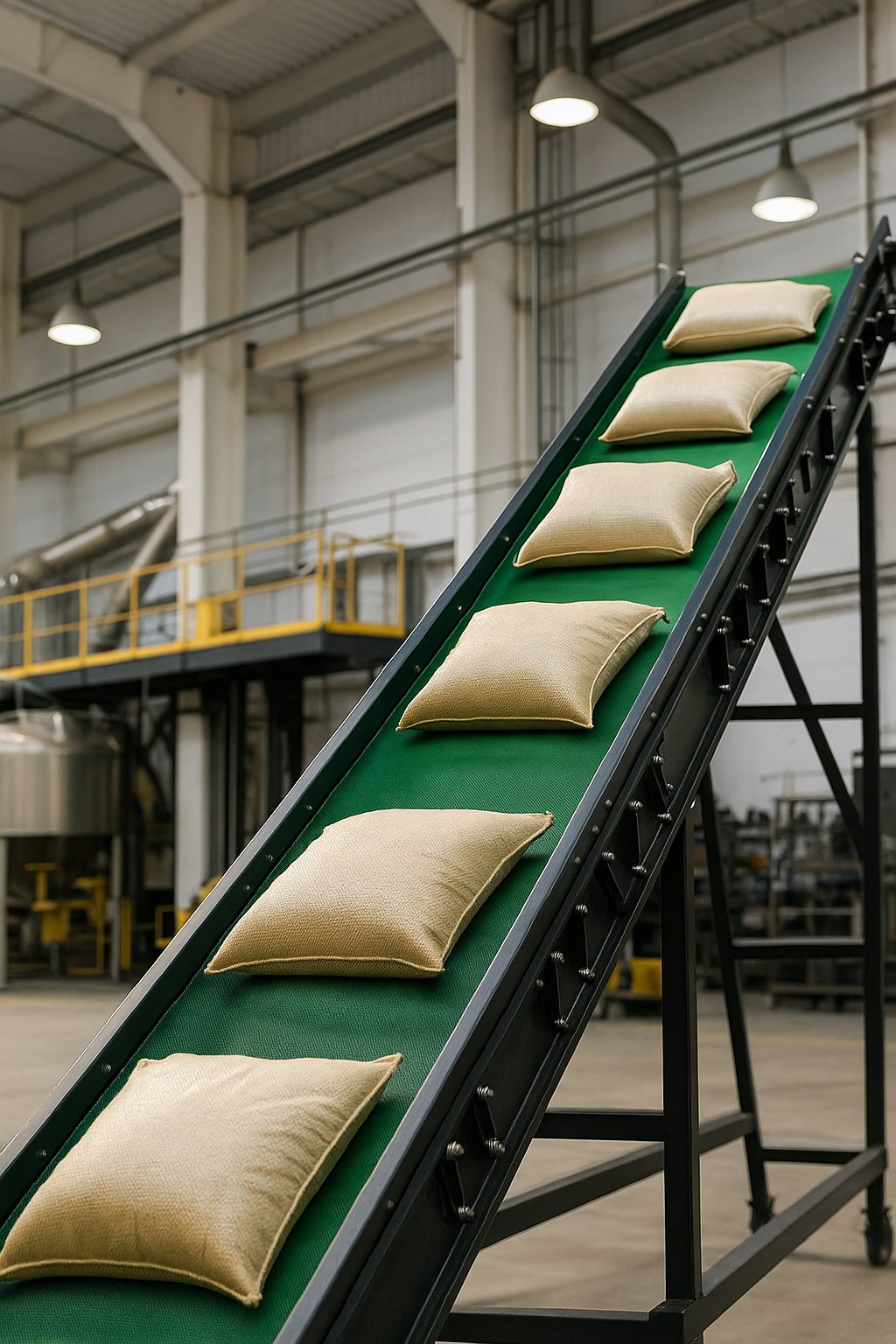 Bandas transportadoras elevadoras