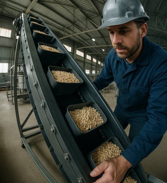 Bandas transportadoras de cangilones