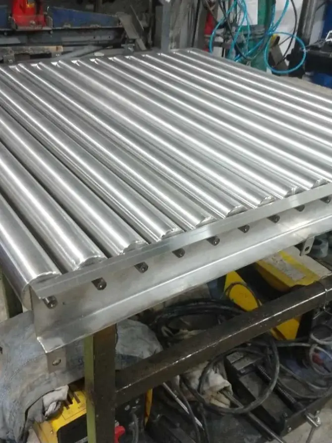 Bandas transportadoras de rodillos