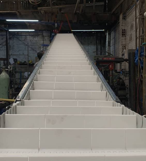 Bandas transportadoras elevadoras