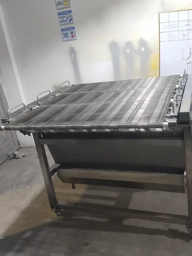 Bandas transportadoras de malla metálica